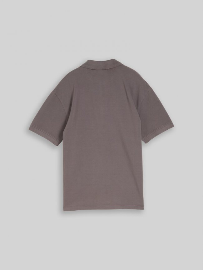 Tom Tailor Oversize Piqué Poloshirt - Dark Urban Grey Tom Tailor Oversize Piqué Poloshirt - Dark Urban Grey