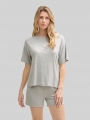 Tom Tailor Basic Pyjama-Set - Grey-medium-melange