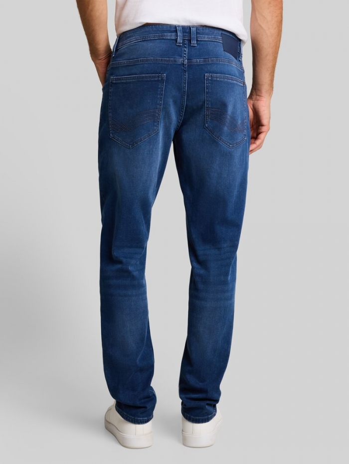 Tom Tailor TTCURT TAPERED Jeans mit Stretch - Used Mid Stone Blue Denim Tom Tailor TTCURT TAPERED Jeans mit Stretch - Used Mid Stone Blue Denim