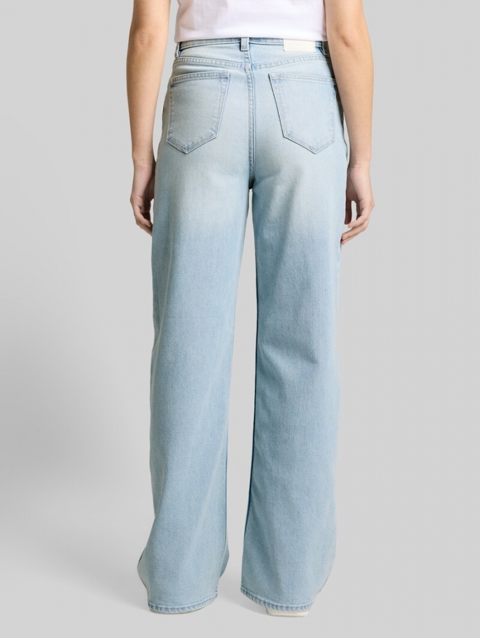 Tom Tailor TTLINOU WIDE High Waist Jeans - Clean Bleached Blue Denim Tom Tailor TTLINOU WIDE High Waist Jeans - Clean Bleached Blue Denim