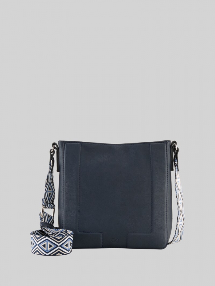 Tom Tailor TTNANI M Umhängetasche mit gewebtem Trageriemen - Dark Blue