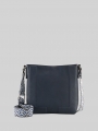 Tom Tailor TTNANI M Umhängetasche mit gewebtem Trageriemen - Dark Blue Tom Tailor TTNANI M Umhängetasche mit gewebtem Trageriemen - Dark Blue
