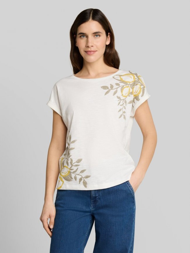 Tom Tailor T-Shirt mit Print - Whisper White Tom Tailor T-Shirt mit Print - Whisper White