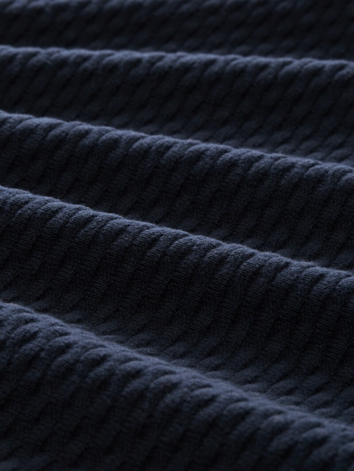 Tom Tailor Strickpullover mit Struktur - Sky Captain Blue Tom Tailor Strickpullover mit Struktur - Sky Captain Blue