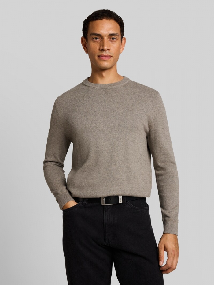 Tom Tailor Strickpullover mit Kaschmir-Anteil - Driftwood Taupe Melangé Tom Tailor Strickpullover mit Kaschmir-Anteil - Driftwood Taupe Melangé
