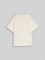 Tom Tailor Oversize T-Shirt mit Print - Wool White Tom Tailor Oversize T-Shirt mit Print - Wool White