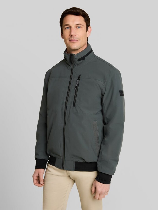 Tom Tailor Blouson Jacke mit verstaubarer Kapuze - Darkest Olive Tom Tailor Blouson Jacke mit verstaubarer Kapuze - Darkest Olive
