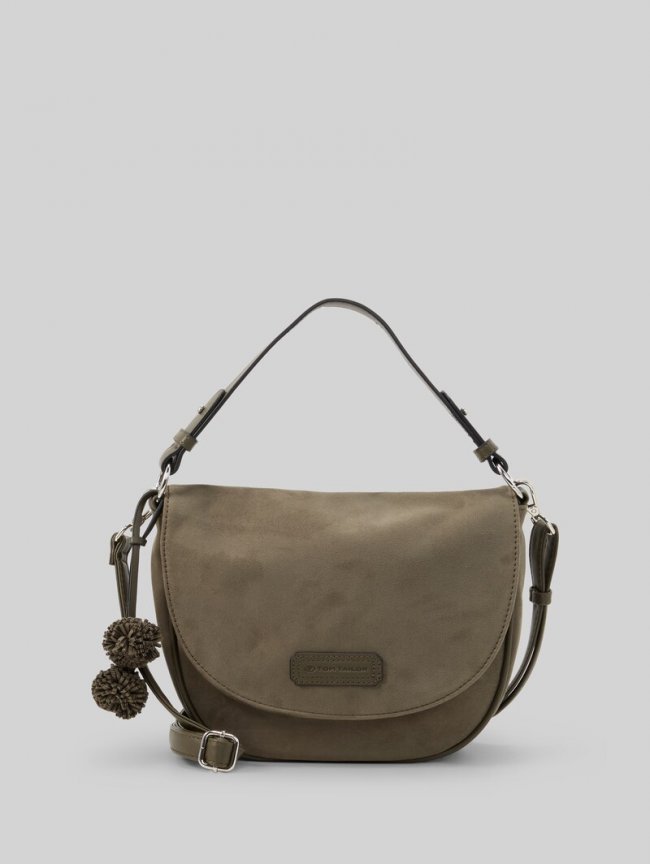 Tom Tailor TTIDRA Umhängetasche mit Überschlag - Khaki / Khaki Tom Tailor TTIDRA Umhängetasche mit Überschlag - Khaki / Khaki