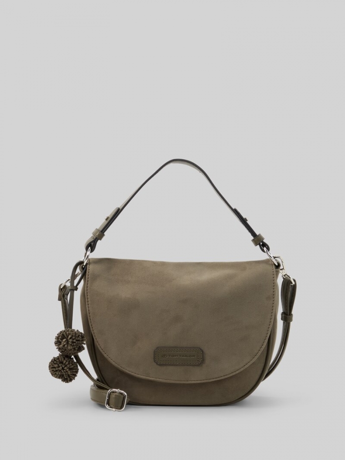 Tom Tailor TTIDRA Umhängetasche mit Überschlag - Khaki / Khaki Tom Tailor TTIDRA Umhängetasche mit Überschlag - Khaki / Khaki