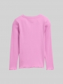 Tom Tailor Ripp Langarmshirt mit Stickerei - Flashy Mauve