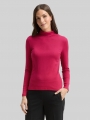 Tom Tailor Langarmshirt mit Rollkragen - Dark Pink