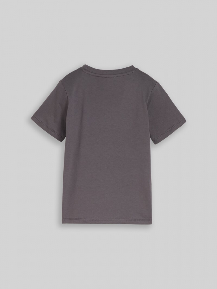 Tom Tailor T-Shirt mit Wendepailletten - Dark Urban Grey Tom Tailor T-Shirt mit Wendepailletten - Dark Urban Grey
