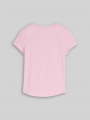 Tom Tailor T-Shirt mit V-Ausschnitt - Cold Pink Tom Tailor T-Shirt mit V-Ausschnitt - Cold Pink