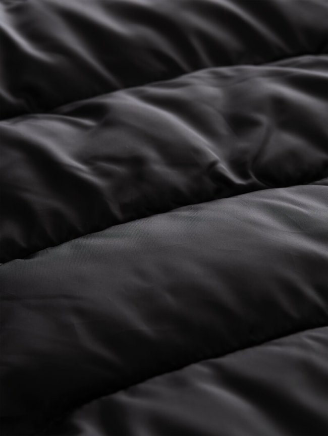 Tom Tailor Lightweight Mantel mit Kapuze - Deep Black Tom Tailor Lightweight Mantel mit Kapuze - Deep Black