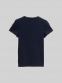 Tom Tailor Ripp T-Shirt mit Cut-Outs - Sky Captain Blue Tom Tailor Ripp T-Shirt mit Cut-Outs - Sky Captain Blue