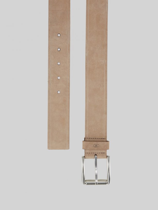 Tom Tailor TTJAY Ledergürtel mit eckiger Dornschließe - Taupe Uni Tom Tailor TTJAY Ledergürtel mit eckiger Dornschließe - Taupe Uni