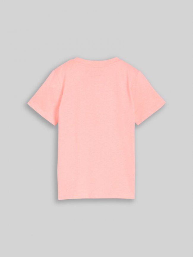 Tom Tailor T-Shirt mit Print - Soft Neon Pink Tom Tailor T-Shirt mit Print - Soft Neon Pink