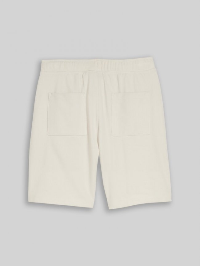 Tom Tailor Basic Sweat-Shorts - Greyish White Tom Tailor Basic Sweat-Shorts - Greyish White