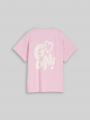 Tom Tailor Oversize T-Shirt mit Rückenprint - Cold Pink Tom Tailor Oversize T-Shirt mit Rückenprint - Cold Pink