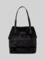 Tom Tailor TTARONA COSY L Shopper aus Fake-Fur - Schwarz / Black Tom Tailor TTARONA COSY L Shopper aus Fake-Fur - Schwarz / Black