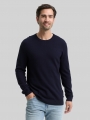 Tom Tailor Strickpullover mit Kaschmir-Anteil - Knitted Navy Melange Tom Tailor Strickpullover mit Kaschmir-Anteil - Knitted Navy Melange