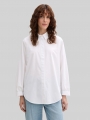 Tom Tailor Loose Fit Hemdbluse - White Tom Tailor Loose Fit Hemdbluse - White