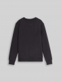 Tom Tailor Basic Sweatshirt mit Print - Coal Grey Tom Tailor Basic Sweatshirt mit Print - Coal Grey