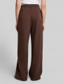 Tom Tailor Scuba Wide Leg Hose - Cool Dark Brown Tom Tailor Scuba Wide Leg Hose - Cool Dark Brown