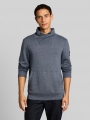 Tom Tailor Snood Sweatshirt in Melange-Optik - Navy Grindle Structure Tom Tailor Snood Sweatshirt in Melange-Optik - Navy Grindle Structure