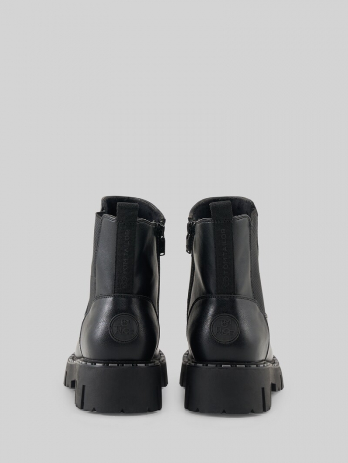 Tom Tailor Gefütterte Chelsea Boots - Black Tom Tailor Gefütterte Chelsea Boots - Black