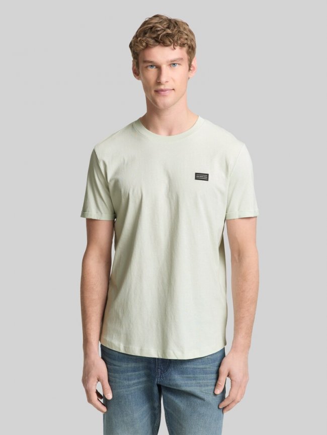 Tom Tailor T-Shirt aus Baumwolle - Frozen Light Mint Tom Tailor T-Shirt aus Baumwolle - Frozen Light Mint