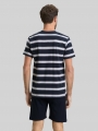 Tom Tailor Pyjama-Set aus Baumwolle - Blue Stripe Tom Tailor Pyjama-Set aus Baumwolle - Blue Stripe