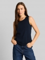 Tom Tailor Basic Top mit Stretch - Sky Captain Blue Tom Tailor Basic Top mit Stretch - Sky Captain Blue