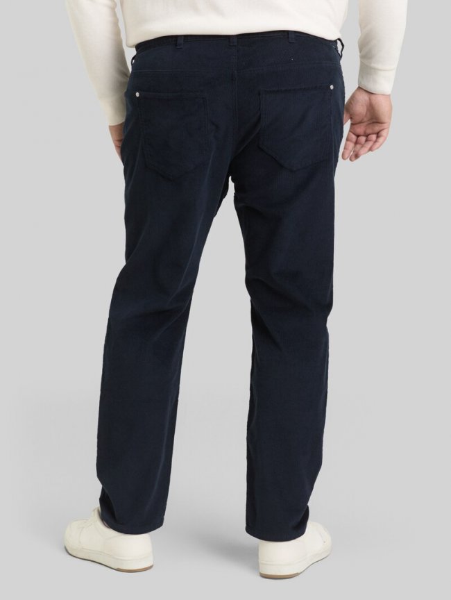 Tom Tailor Plus Size - Regular Fit Cordhose - Sky Captain Blue Tom Tailor Plus Size - Regular Fit Cordhose - Sky Captain Blue
