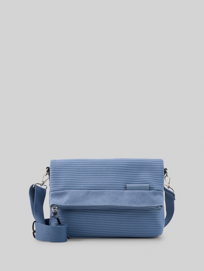 Tom Tailor TTVESNA M Umhängetasche mit Überschlag - Mid Blue