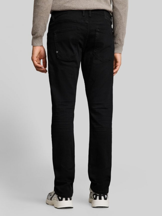 Tom Tailor TTAEDAN STRAIGHT Jeans - Black Black Denim Tom Tailor TTAEDAN STRAIGHT Jeans - Black Black Denim