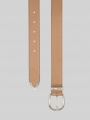 Tom Tailor TTPIPER Ledergürtel mit abgerundeter Dornschließe - Taupe Uni Tom Tailor TTPIPER Ledergürtel mit abgerundeter Dornschließe - Taupe Uni