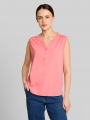 Tom Tailor Henley Top mit Raffungen - Soft Fuchsia Pink Tom Tailor Henley Top mit Raffungen - Soft Fuchsia Pink