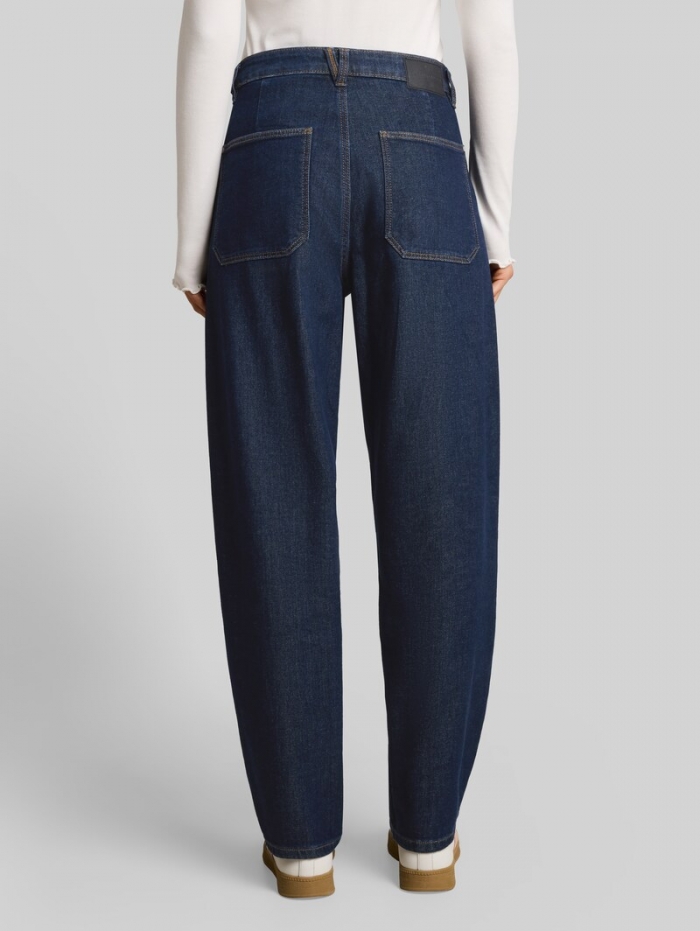 Tom Tailor TTCELIA BARREL Jeans mit aufgesetzten Taschen - Rinsed Blue Denim Tom Tailor TTCELIA BARREL Jeans mit aufgesetzten Taschen - Rinsed Blue Denim