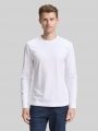 Tom Tailor Slim Fit Langarmshirt mit Stretch - White Tom Tailor Slim Fit Langarmshirt mit Stretch - White