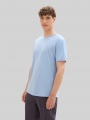 Tom Tailor T-Shirt in Melange Optik - Brunnera Blue Tom Tailor T-Shirt in Melange Optik - Brunnera Blue
