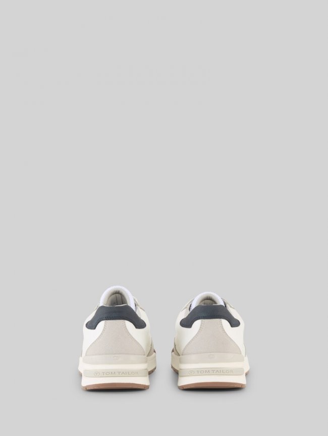 Tom Tailor Sneaker aus Lederimitat - White Tom Tailor Sneaker aus Lederimitat - White