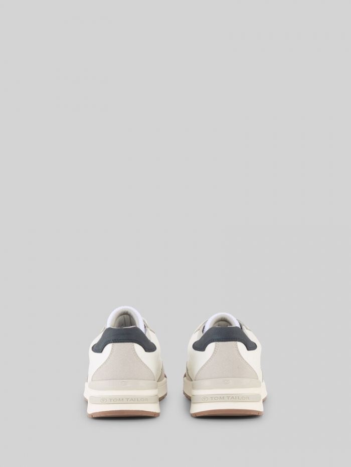 Tom Tailor Sneaker aus Lederimitat - White Tom Tailor Sneaker aus Lederimitat - White