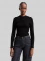 Tom Tailor Tight Fit Strickpullover - Deep Black Tom Tailor Tight Fit Strickpullover - Deep Black