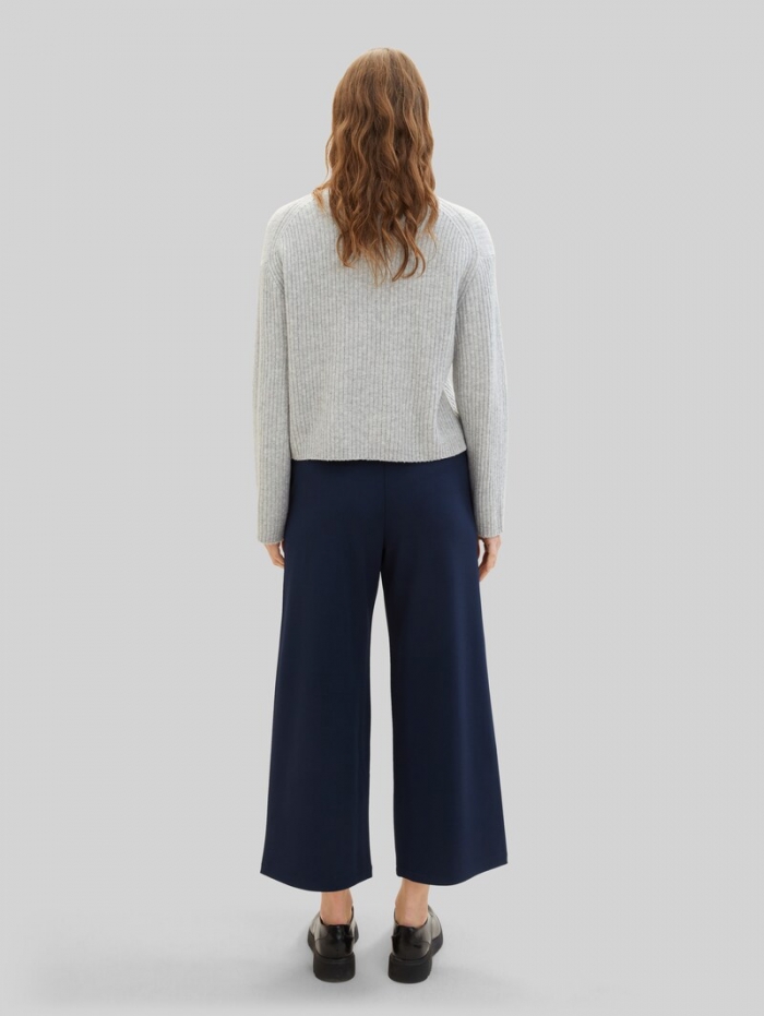Tom Tailor High Waist Culotte Hose - Sky Captain Blue Tom Tailor High Waist Culotte Hose - Sky Captain Blue