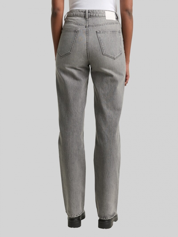 Tom Tailor TTELIN STRAIGHT Jeans - Used Mid Stone Grey Denim Tom Tailor TTELIN STRAIGHT Jeans - Used Mid Stone Grey Denim