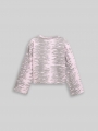 Tom Tailor Cropped Langarmshirt mit Muster - Rose Zebra Design Tom Tailor Cropped Langarmshirt mit Muster - Rose Zebra Design