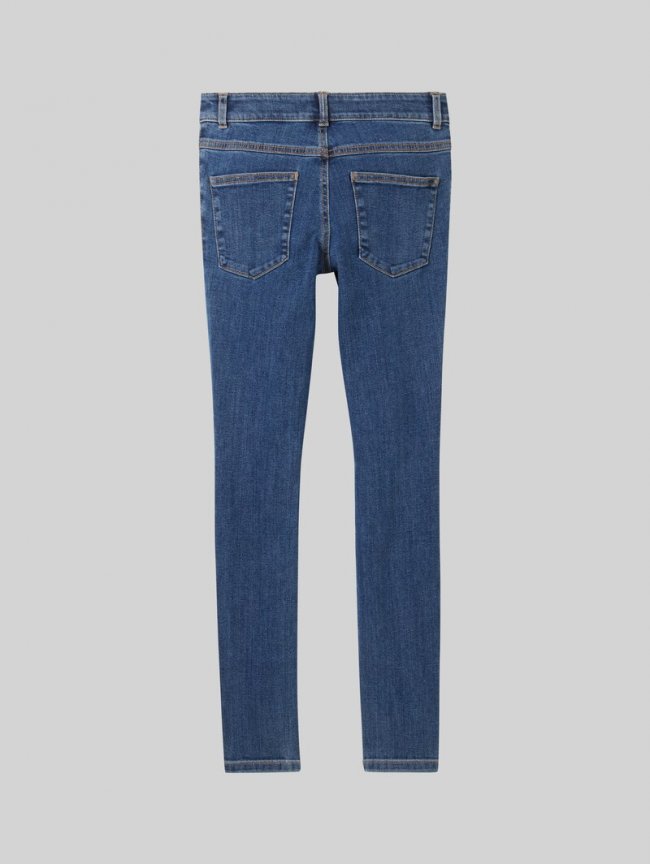 Tom Tailor Lissie Skinny Jeans - Used Mid Stone Blue Denim Tom Tailor Lissie Skinny Jeans - Used Mid Stone Blue Denim