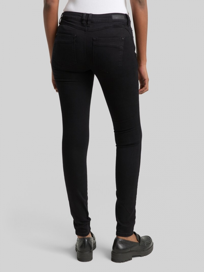 Tom Tailor TTJONA EXTRA SKINNY Jeans - Clean Dark Stone Black Denim Tom Tailor TTJONA EXTRA SKINNY Jeans - Clean Dark Stone Black Denim