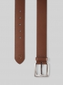 Tom Tailor TTSAM Ledergürtel mit eckiger Dornschließe - Brown Uni Tom Tailor TTSAM Ledergürtel mit eckiger Dornschließe - Brown Uni